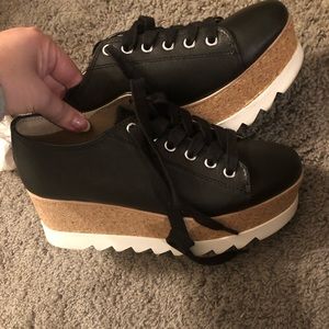 Steve Madden Korrie Black Leather